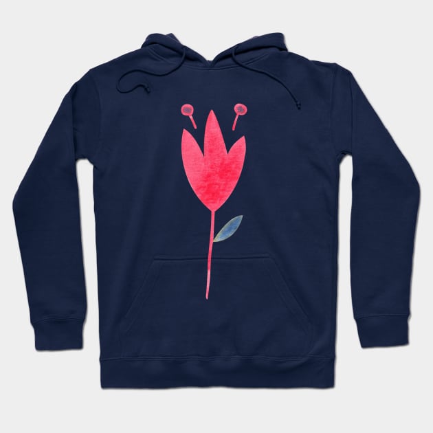 Flower Scandinavian Style Hoodie by shoko